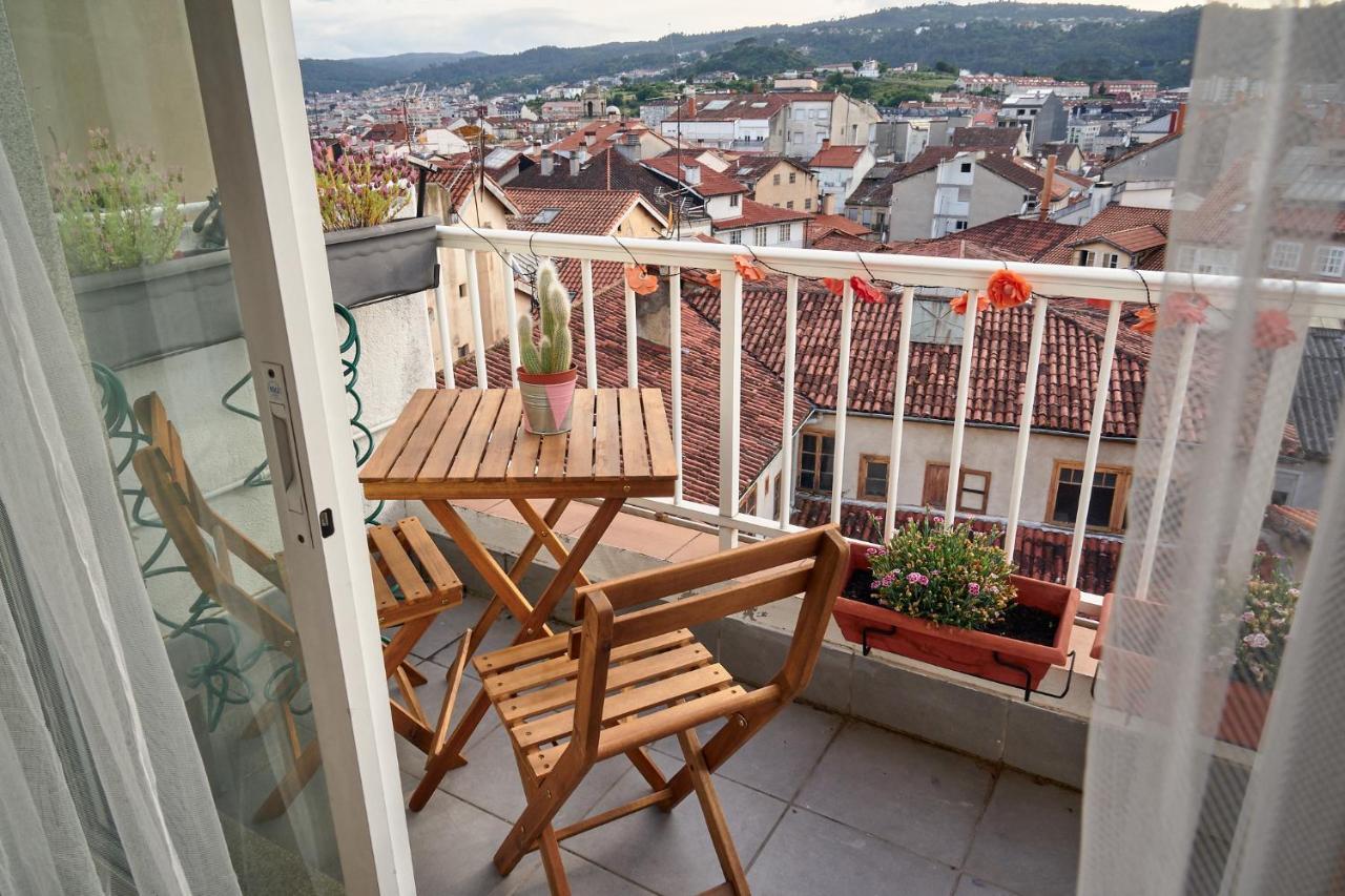 Ferienwohnung Duplex Luminoso Con Vistas En El Centro De Ourense Exterior foto